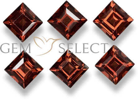 Beaucoup de pierres précieuses de grenat almandin de GemSelect - Grande image