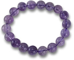 Bracelet Perlé Améthyste