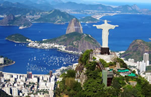 Statue du Christ Rédempteur à Rio de Janeiro, Brésil
