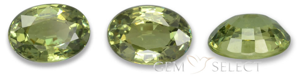 Une pierre précieuse de grenat démantoïde de GemSelect - Grande image