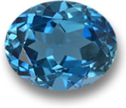 Topaze "Bleu Électrique"