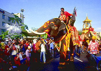 Festival de Songkran en Thaïlande