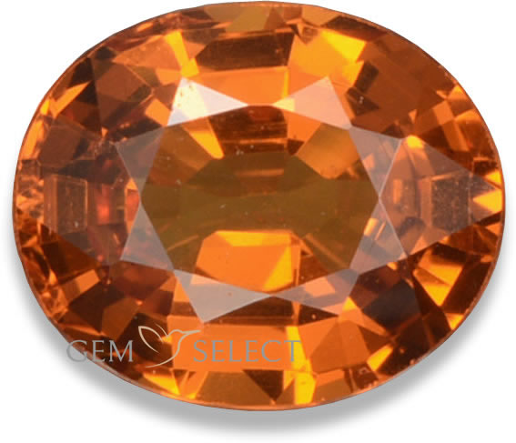 Une pierre précieuse de grenat Spessartite de GemSelect - Grande image