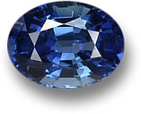 Saphir bleu non chauffé