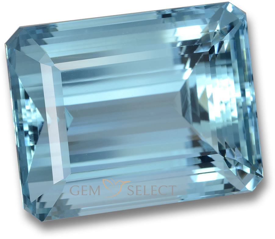 Une pierre précieuse aigue-marine de GemSelect - Grande image