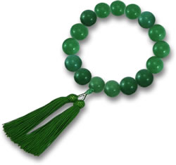 Bracelet Aventurine Perlé avec Pompon