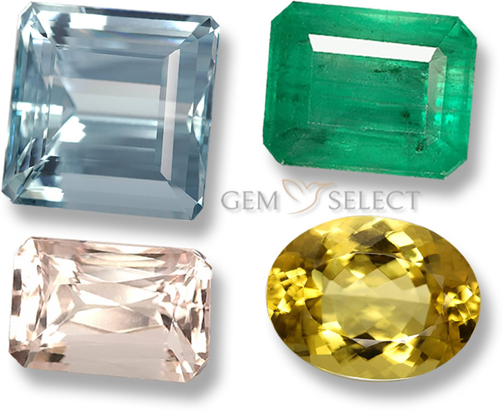 Pierres précieuses en béryl de GemSelect - Grande image