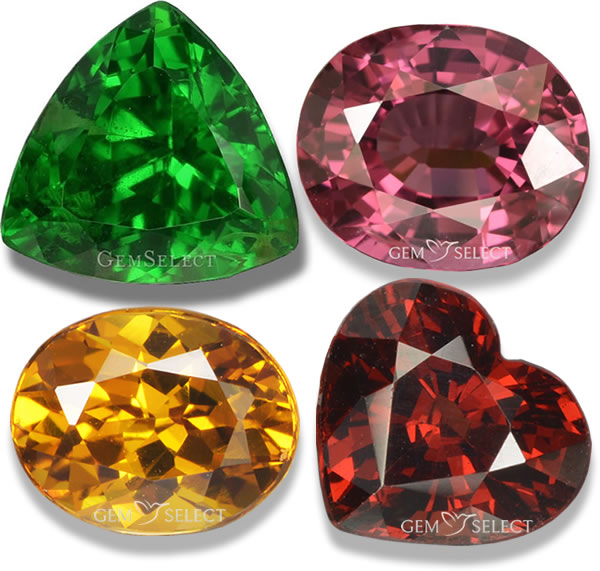 Pierres précieuses de grenat de GemSelect - Grande image