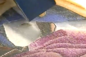 Peinture de pierres précieuses au Vietnam