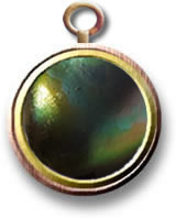 Pendentif perle d'ormeau