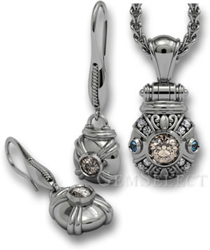 Bijoux en argent modernes