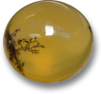 Pierre précieuse d'opale mousse