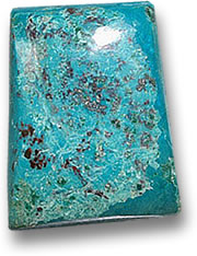 Cabochon Azurite Bleu Multicolore