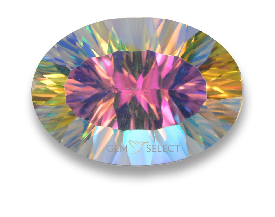 Pierres précieuses en quartz mystique