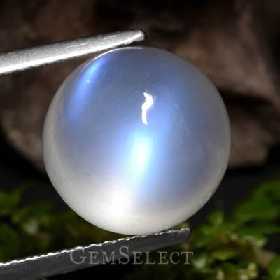 Cabochon Pierre de Lune Arc-en-Ciel