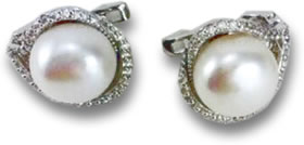 Boucles d'oreilles perle