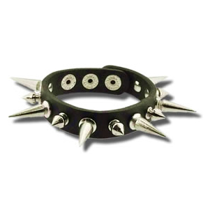 Collier ras de cou pour chien avec pointes argentées