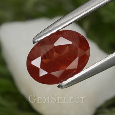 Gemme Andésine-Labradorite Rouge