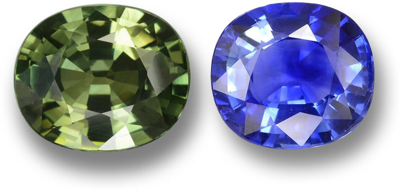 Deux pierres précieuses de saphir de GemSelect - Grande image