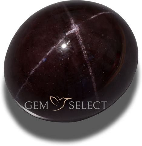 Une pierre précieuse de grenat étoilé de GemSelect - Grande image
