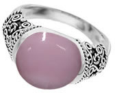 Bague en Opale Pervvienne Rose