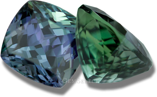 Pléochroïsme tanzanite