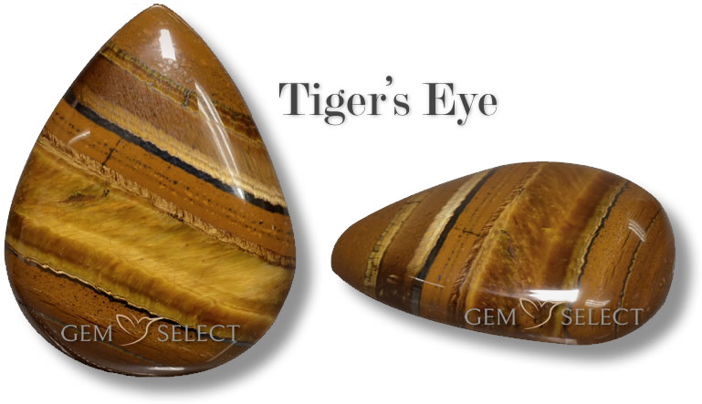 Photo de pierres précieuses œil de tigre de GemSelect - Grande image