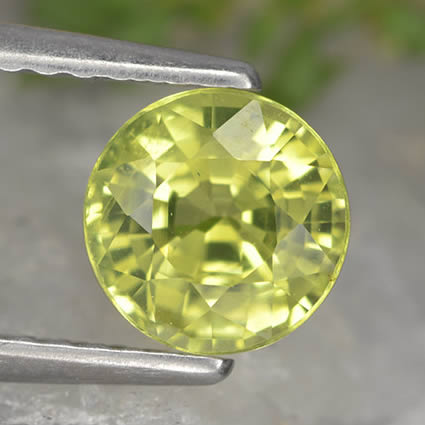 Chrysobéryl brillant et vif