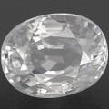 Pierres précieuses de zircon blanc