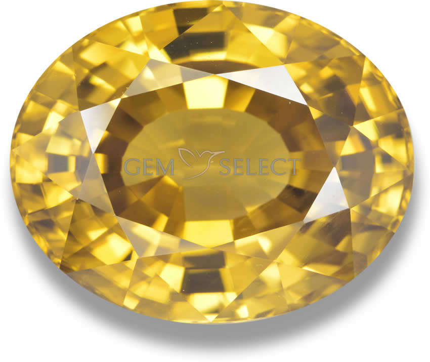 Pierres précieuses jaunes et dorées de GemSelect - Grande image
