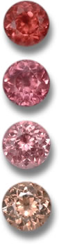 Acheter du grenat de Malaisie Color Range of Malaya Garnet