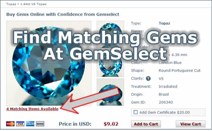 Gemmes assorties sur GemSelect