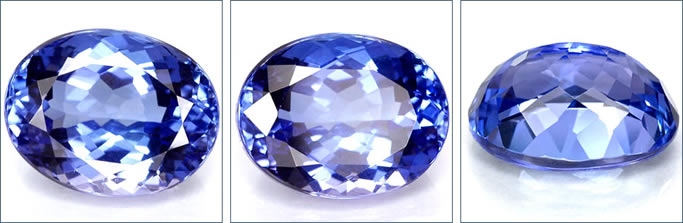 Tanzanite bleue naturelle