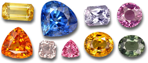 Saphirs de couleur fantaisie de GemSelect
