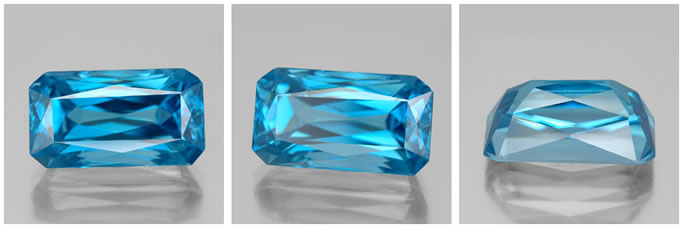 Zircon bleu de qualité supérieure de GemSelect Top Grade Blue Zircon from GemSelect