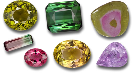 L'arc-en-ciel de couleur tourmaline