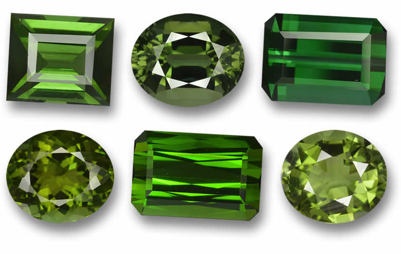 1-2 Carat Green Tourmaline - Natural, Certified