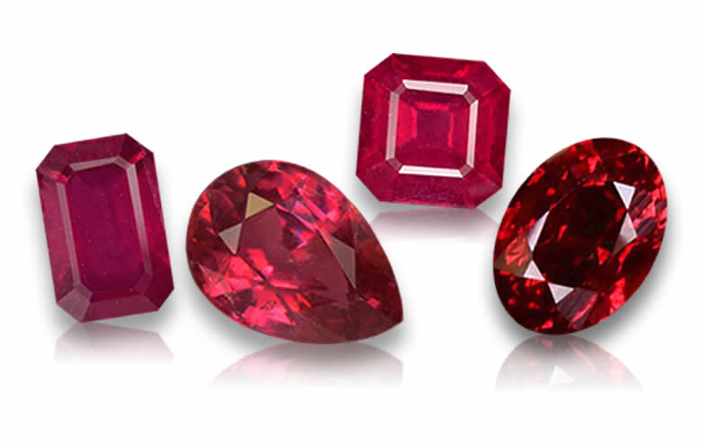 1-3 Carat Ruby Gemstones - Natural, Certified
