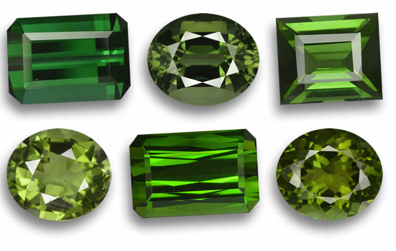 2-4 Carat Green Tourmaline - Natural, Certified