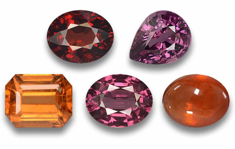 6x4 mm Garnet Gemstones: Natural Oval, Round, Emerlad Cut, Pear, Calibrated 6x4 mm Garnet Wholesale