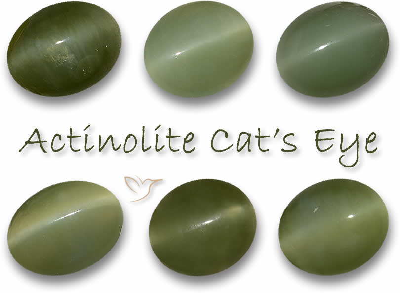 Oeil de chat Actinolite naturel