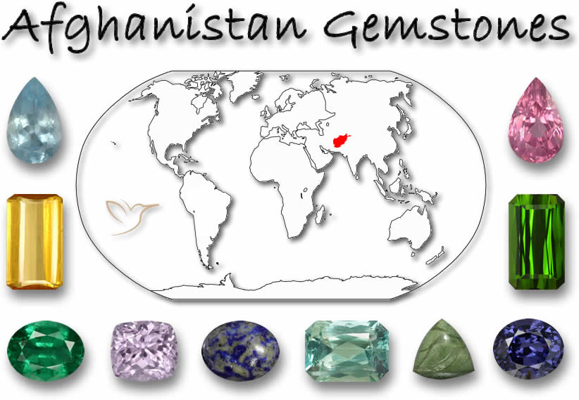 Des pierres précieuses trouvées en Afghanistan