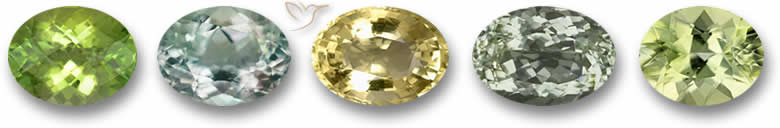 Pierres précieuses d'amblygonite