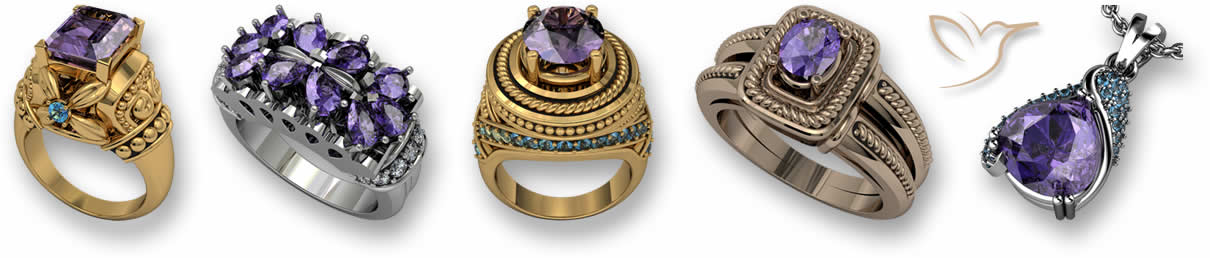 Bijoux Améthyste