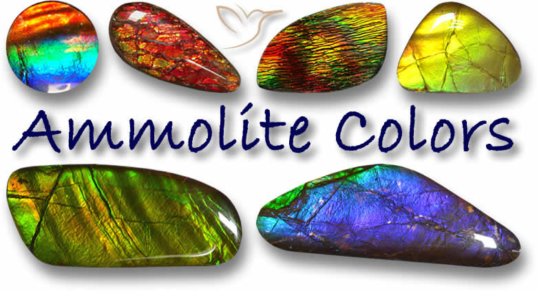 Couleurs des pierres précieuses ammolite