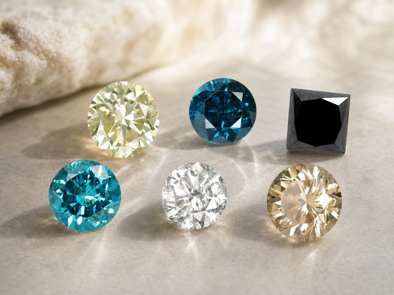 Diamants en vrac pour bijoux de naissance d'avril