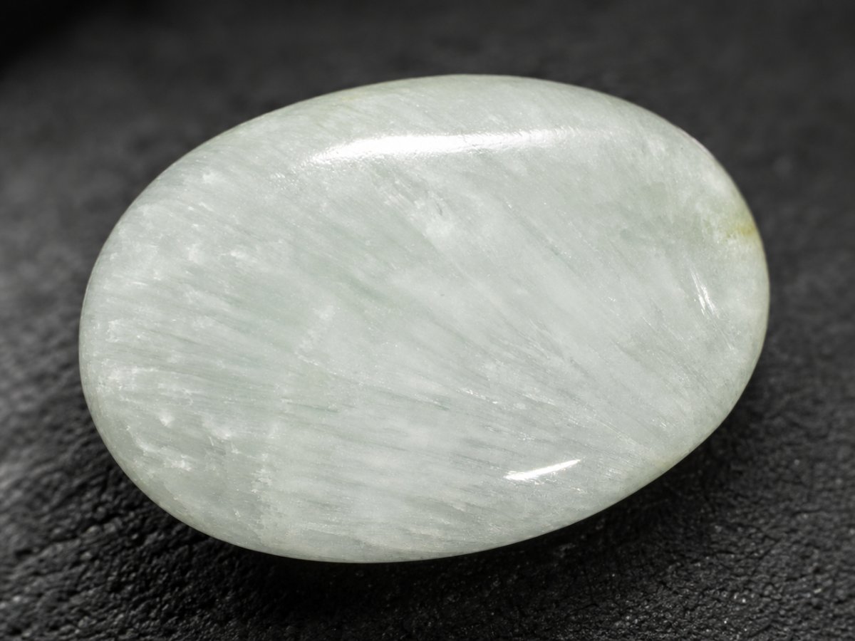 Gros plan sur des pierres précieuses d'aragonite naturelle