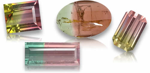 Pierres précieuses tourmalines