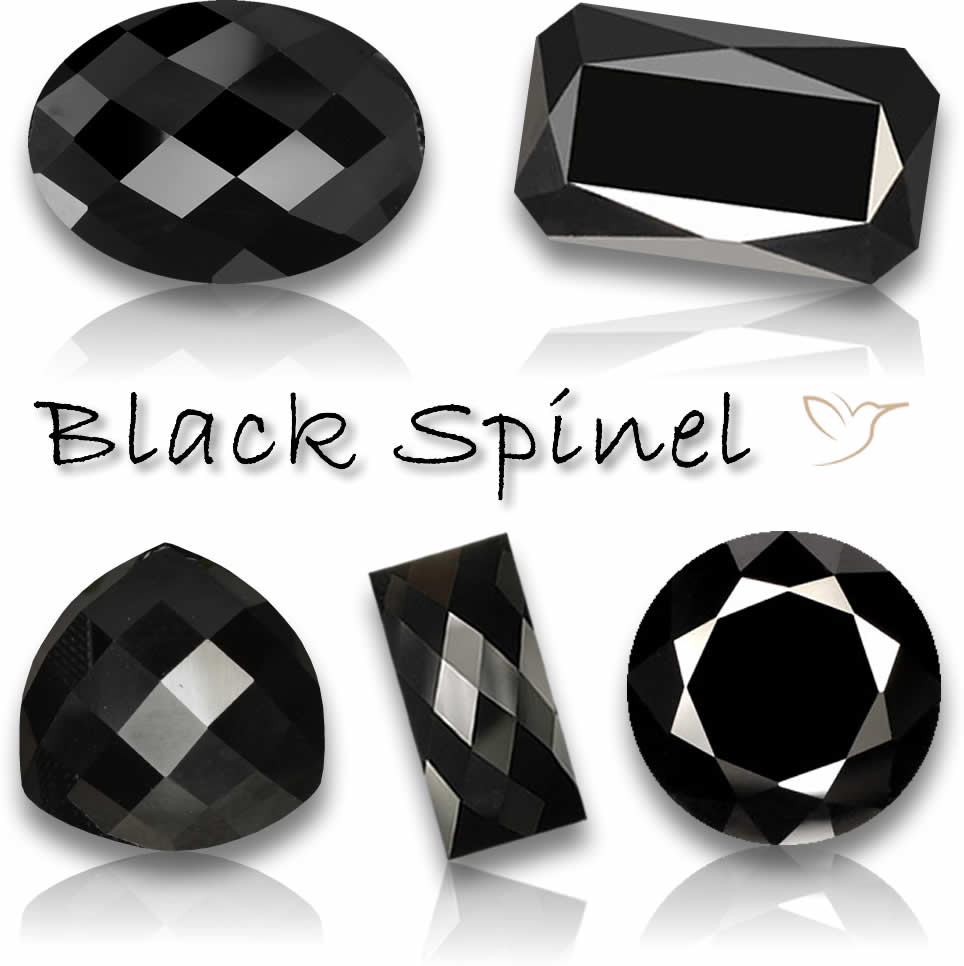 Acheter des pierres précieuses de spinelle noire