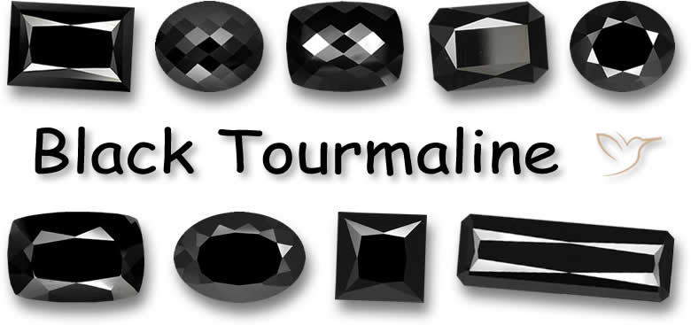 Acheter des pierres précieuses de tourmaline noire